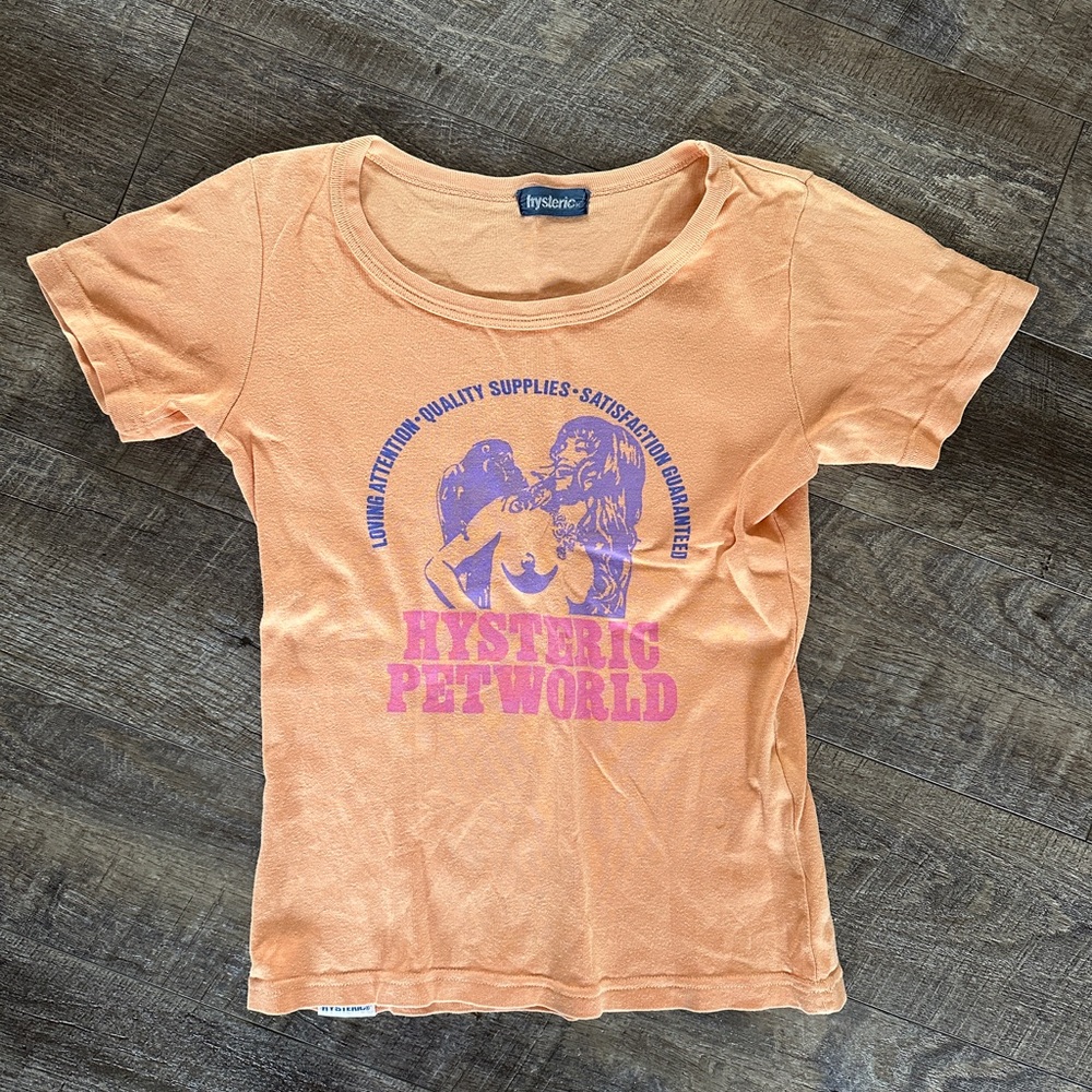 VINTAGE RARE Hysteric glamour petworld tee
